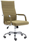 Poltrona sedia ufficio girevole regolabile HLO-CP17 metallo tessuto verde