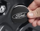 Ford 4 tappi ruota Coprimozzo colore nero 54 mm per cerchi in lega
