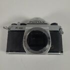 Pentax K1000 35mm SLR Camera Silver Body Only Tested Working