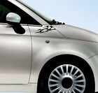 Adesivi Compatibili con Fiat 500 stickers fiamme tuning strisce fiancata C.0215
