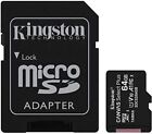 Kingston Canvas Select Plus SDCS2/64GB Scheda microSD Classe 10 con Adattatore