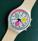 NEW Swatch Chrono WHITE HORSES SCW100. Collector´s item.