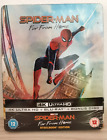 Spider Man Far From Home Blu Ray + 4K Uhd  Steelbook zavvi New Sealed Marvel