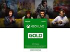 Xbox live gold abbonamento di 12 mesi, codice digitale