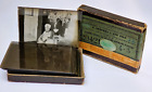 A.Lumiere Boxed Collection Of 19 Early 1900s Glass Plate Negatives Various Image