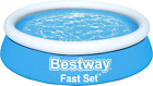 Bestway 57392-4 Piscina Gonfiabile Fast Set Rotonda Da 183X51 Cm
