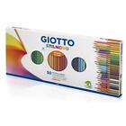 FILA Astuccio 50 Pastelli A Matita Giotto Stilnovo - Contiene 44 Colori Classici