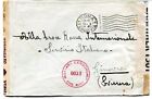 Italy 1944 Censored cover Rome to Geneva clear “MILITARY CIVIL MAILS” cancel
