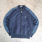 Adidas Originals track jacket Navy  vintage mens full Zip S
