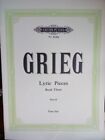 GRIEG Pezzi Lirici Op. 43 Libro 3- Lyric Pieces  Book 3/ Spartito per pianoforte