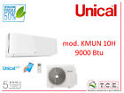 Climatizzatore UNICAL mod. KMUN 10H - 9000 Btu - kit completo - air Cristal R32