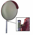 Specchio stradale parabolico diametro 50 cm   staffe attacco a palo