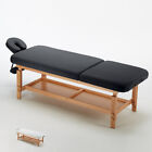 Lettino da massaggio in legno fisso professionale estetista COMFORT ecopelle