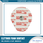 ELETTRODI FOAM SKINTACT GEL SOLIDO A CLIP mm35x41 - CONFEZIONE DA 10 PEZZI