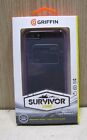 iPhone 6 6S purple and clear Griffin survivor core case 4.7" tough bumper edges