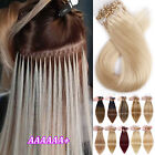AAA+ Extension Microring Capelli Veri 50G/100G/150G Extension Remy Human Hair IT