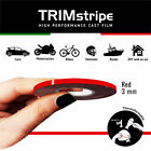 Trim Stripes Strisce Adesive per Auto, Rosso, 3 mm x 10 Mt