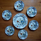 Set di piatti in ceramica di Faenza - Decoro "Garofano"