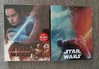 Star Wars Gli Ultimi Jedi + L ascesa di Skywalker Steelbook Blu-Ray e 3D NUOVI