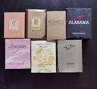 3° Lotto 7 miniature mini profumi con scatola mignon vintage da collezione