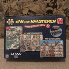 Jan Van Haasteren Jigsaw Puzzle 30 Year Anniversary Box 3 1000 Triple set