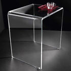 Plexycam Tavolino Comodino in Plexiglass trasparente  35x30x35H Spess 6mm