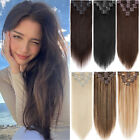 SEGO Hair Extension Clip Capelli Veri colori Ombre 18 Fascia 18Clips Larga 60 cm
