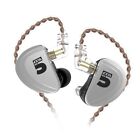CCA A10 In Ear Monitor Earphone HiFi 10 Driver Wired Earbuds Silver
