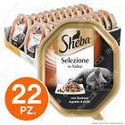 Sheba Selezione in Salsa Cibo per Gatti al Gusto Agnello e Pollo - 22 Vaschette•