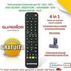 Telecomando Universale COMPATIBILE Tv Lcd Led Televisore Decoder Ricevitori Dvd