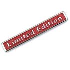 Adesivo Metallo 3D Sticker Rosso Limited Edition Auto Moto Emblema