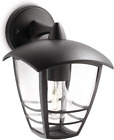 Philips LED Lampada Da Parete Creek, per Esterno, Lanterna Down, Attacco E27, Al