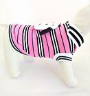 Maglietta per cane rosa taglia piccola abbigliamento maglia cani a righe