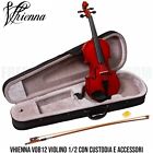 Vhienna VOB12 Violino 1/2 con Custodia e Accessori Archetto e Pece