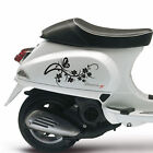 2 adesivi fiori stickers auto moto tuning scooter farfalle a0171