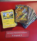 50 Carte Pokemon Ita - Senza Doppioni Originali - Con Ultra Rara V Vmax Ex Gx