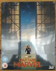 Captain Marvel 3D+2D Zavvi (UK) Limited Edition Steelbook Blu-Ray NEW&SEALED