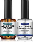 Nail Prep Primer Unghie - 2Pcs Primer Unghie Semipermanentee Disidratato Natural