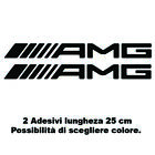 2 Adesivi AMG FIANCATA Mercedes Benz stickers DECAL