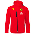 Abbigliamento Ferrari F1 Softshell Uomo Moto Rally Giacca Antipioggia Invernale