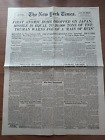 BOMBA ATOMICA HIROSHIMA THE NEW YORK TIMES 7 AGOSTO 1945 CADUTA DEL GIAPPONE