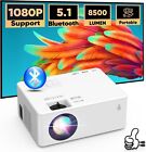 Proiettore Wifi Bluetooth 8500 Lumen Videoproiettore Full HD 1080p Fino 200"