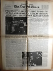 KENNEDY ASSASSINATO da THE NEW YORK TIMES del 1963-RIF.10736