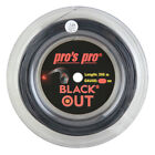 Pro s Pro BlackOut Tennis String - 200m Reel - Black Out - Made in Germany