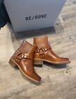 Stivaletti in pelle color caramello Re/Done Cavalry Boots Caramel Western style