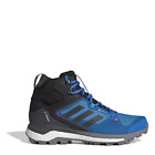 ADIDAS Mens Black & Blue Terrex Skychaser Mid Gore-Tex Hiking Boots 2.0 UK 8
