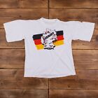 Vintage Single Stitch Germany T Shirt Large 90s Travel Holiday White Tee R27728