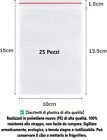 Buste Bustine Sacchetti 4K Trasparenti Richiudibili Plastica Ultra Resistenti