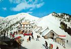 Cartolina Piana Val Vigezzo campi di sci sciatori gatto delle nevi 1973