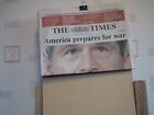 The Times - 14 September 2001 - New York 9/11 bombings  America prepares for war